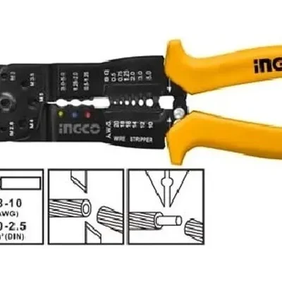 Alicate Pelacable Ingco 10'' Hwsp101 Ferreterialostorreones