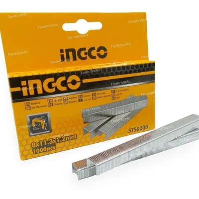 Corchete Grapa 8mm (5/16) Caja 1.000 Pzas Ingco Sts0208