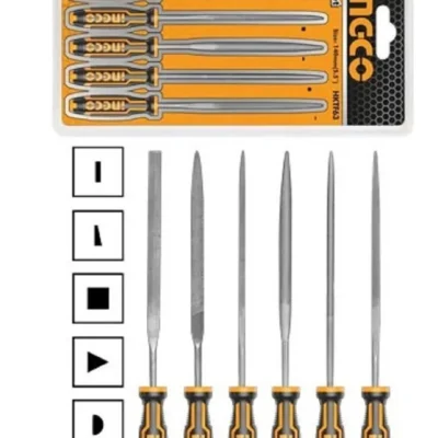 Juego De Limas Matriceras Joyero 140mm 6 Piezas Ingco Hktf63