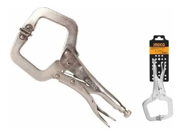 Llave Alicate Caimán Tipo C Prensa Soldador Ingco Hcclw0211