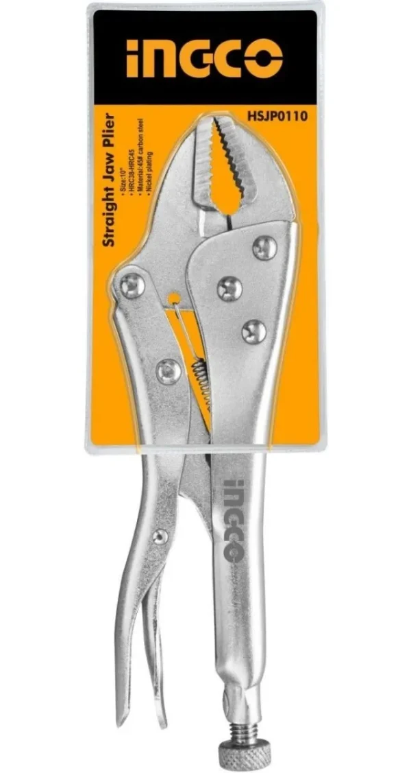 Llave Caimán Recto 10  Ingco Hsjp0210 Alicate