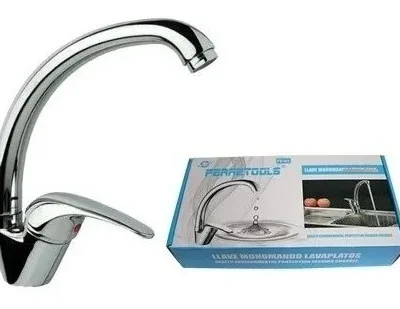 Llave Lavaplatos Monomando Vertical Cuello Cisne Ferretools