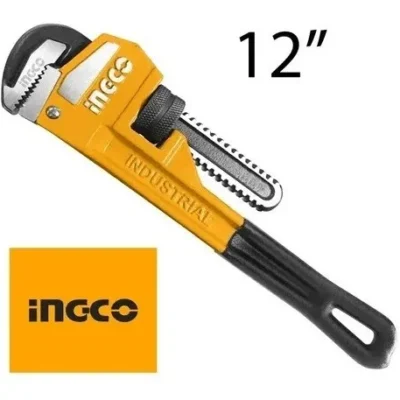 Llave Stilson 12 Pulgadas Ingco Hpw0812 Mango Antideslizante