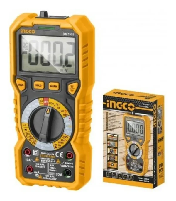 Multimetro Digital Ingco Dm7502 750v 10a