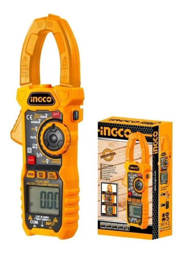 Multitester Digital Industrial Ac C/gancho Ingco Dcm10004