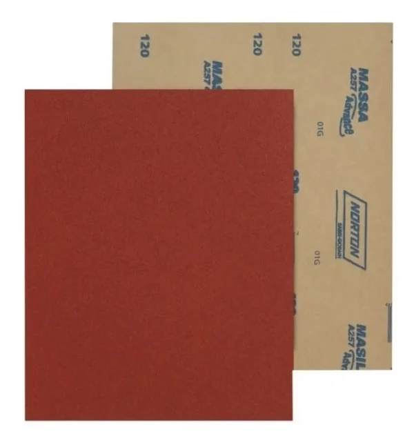Pack De 5 Lijas Norton Madera Grano 120 27.5 X 22.2