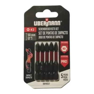 Set Puntas Impacto Ph2 50mm Jgo 5 Pzas Ubermann