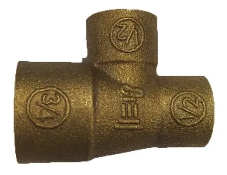 Tee Bronce So-so-so 3/4  X 1/2  X 1/2'' Nibsa