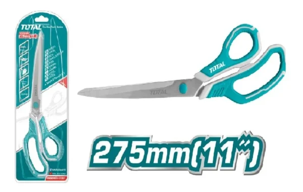 Tijera Para Tela Y Papel De Acero Inoxidable 275mm Total