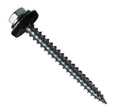 Tornillo Cabeza Hexagonal Punta Fina 10x2 1/2 pack 20 Pcs