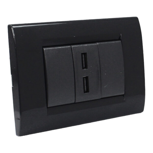 Enchufe Embutido Doble Usb Para Pared Kalop