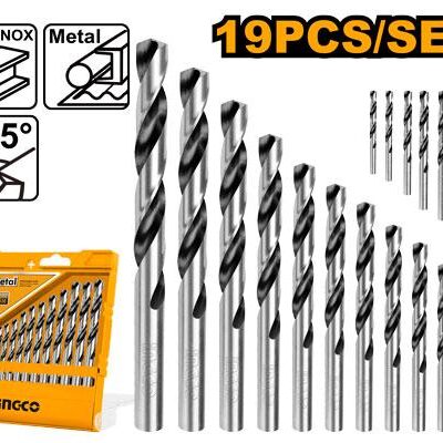 Set Brocas Metal HSS (19 pzs)