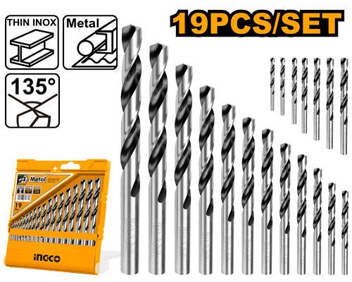 Set Brocas Metal HSS (19 pzs)