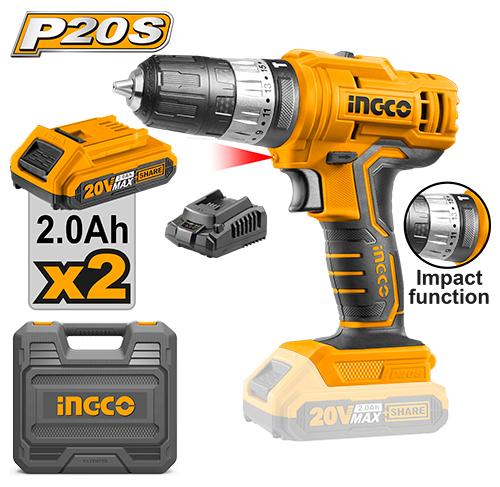 Taladro de impacto inalámbrico 20V