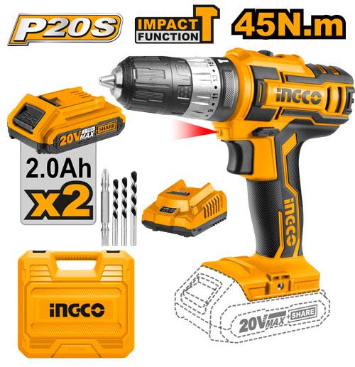 Taladro de impacto inalámbrico 20V