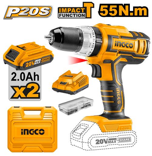 Taladro impacto 20V (55NM)