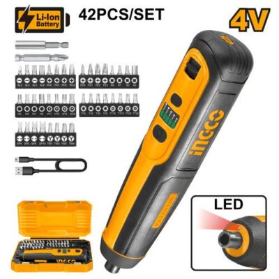 CSDLI0403.jpg Atornillador 4V + Accesorios