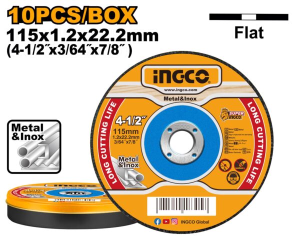 Set Discos de Corte (10 pzs)